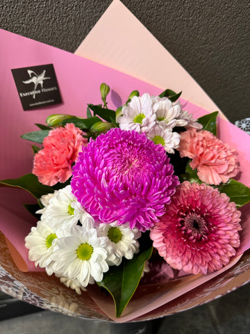 Pink Seasonal Posie Bouquet